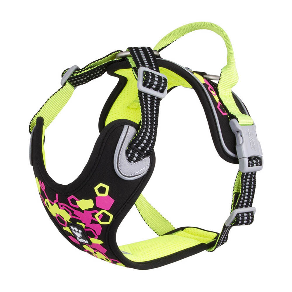 Hurtta Weekend Warrior Neon Harness Neon Licorice