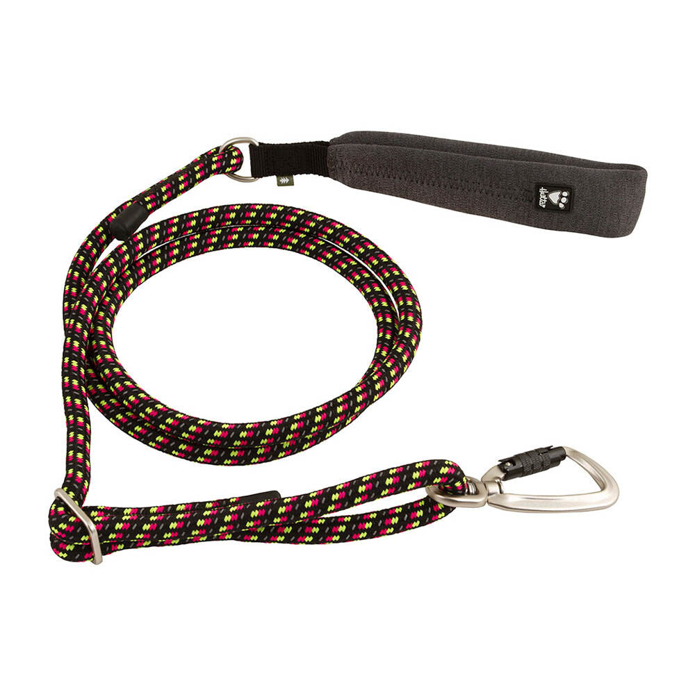 Hurtta Adjustable Rope Leash ECO Neon Licorice