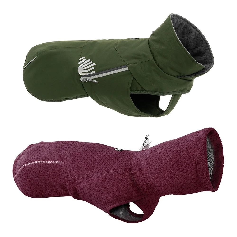 Walk Allwetterjacke + Warming Midlayer - Eggplant