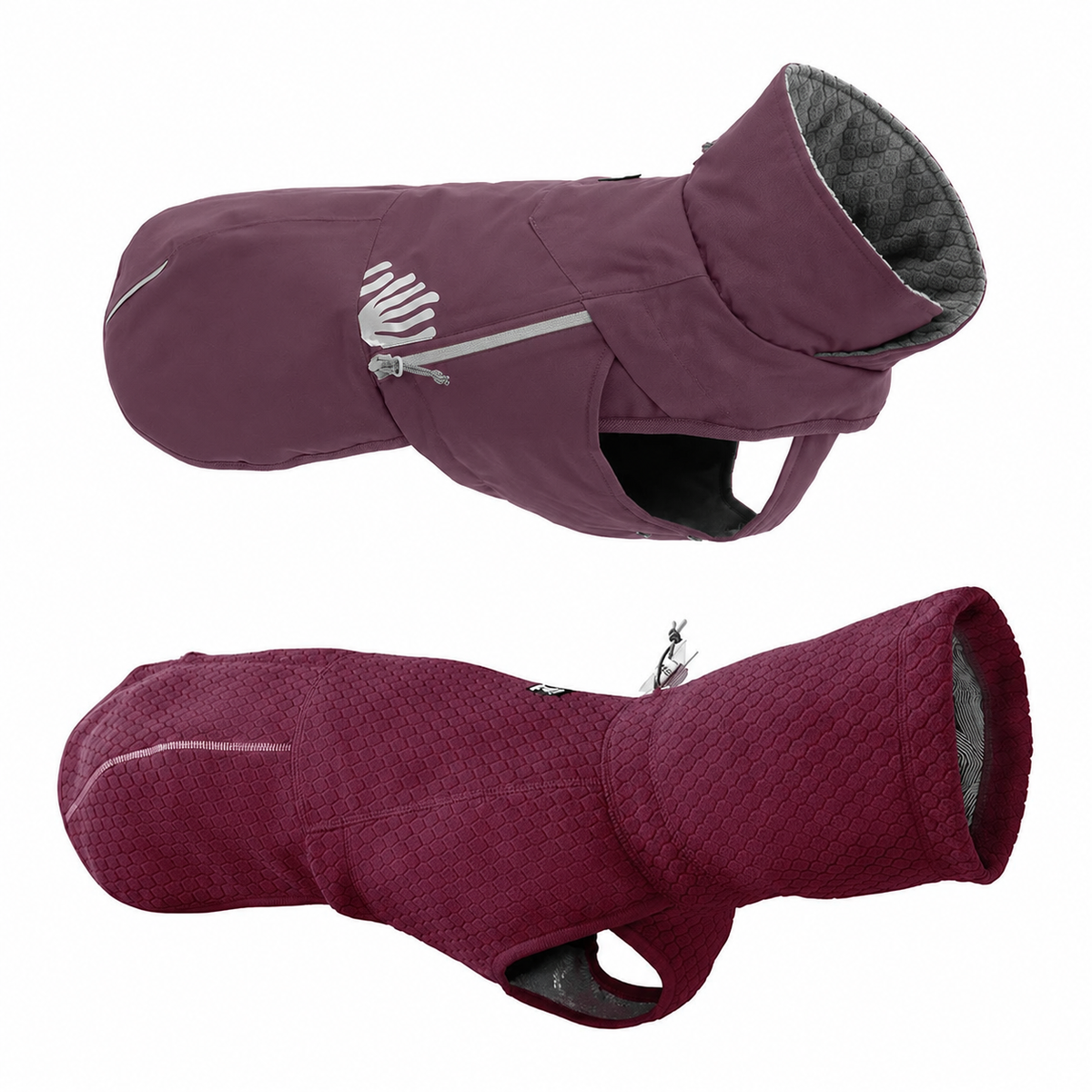 Walk All Season all colors + Warming Midlayer Eggplant